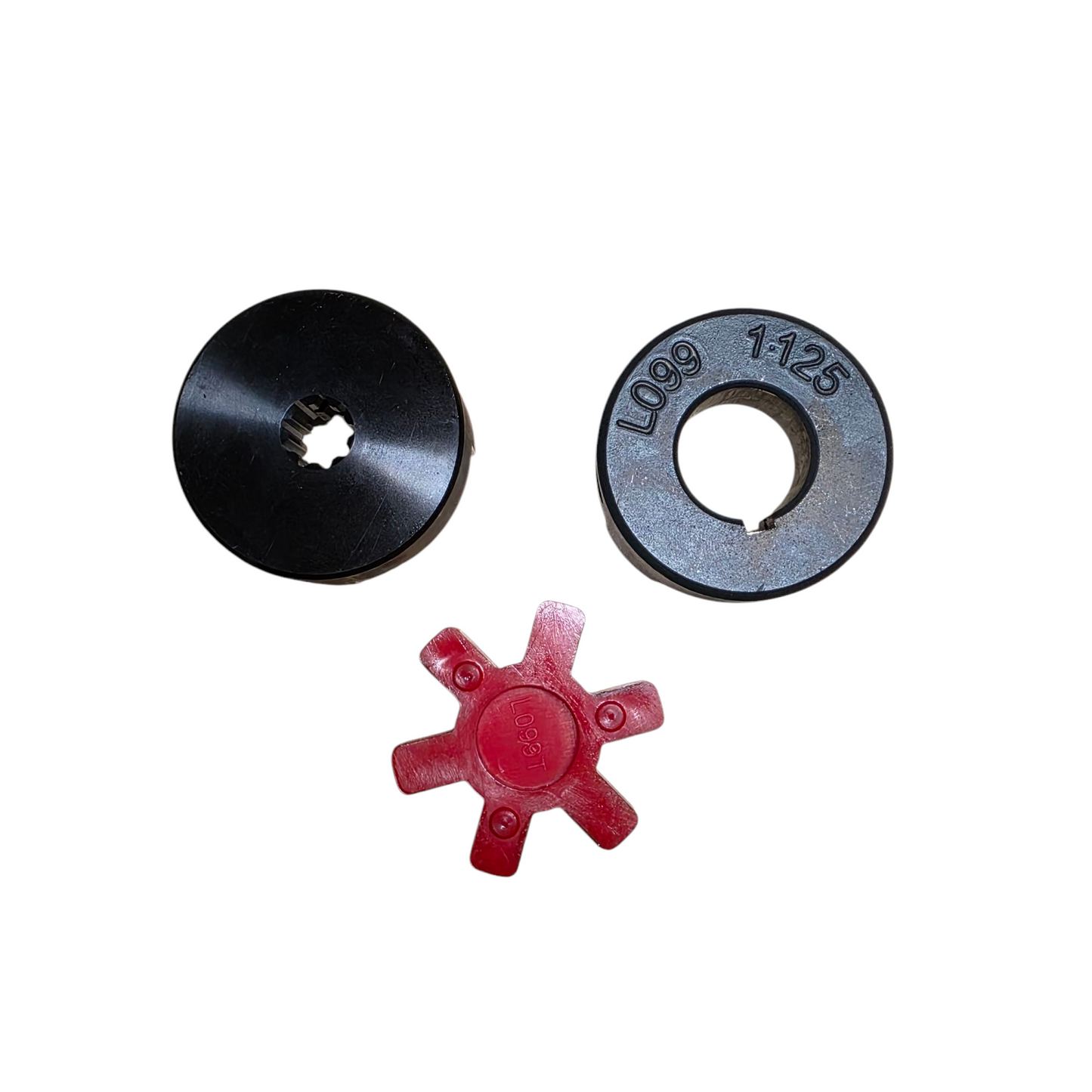 L099 Lovejoy Coupler Set (1 1/8" shaft to SAE 16/32DP 9T Spline)